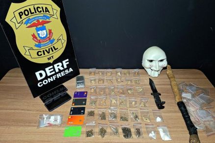 Polcia Civil prendeu cinco faccionados e apreendeu pores de entorpecentes 