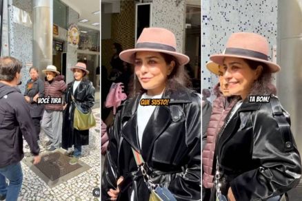 Leticia Sabatella viveu uma situa��o no m�nimo inusitada recentemente