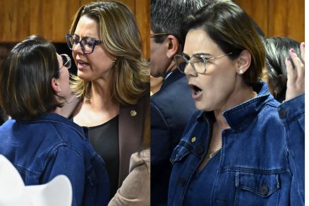 A deputada federal Coronel Fernanda (PL), que mais que dobrou seguidores aps bate-boca com Leila Barros (PDT-DF)