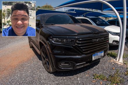Caminhonete Ram apreendida em operao que prendeu advogado (em detalhe)