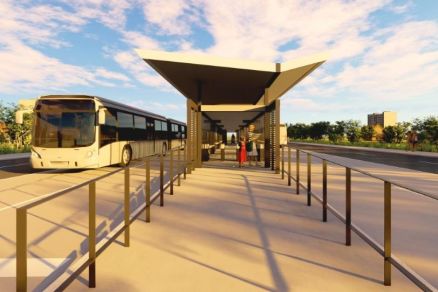 Projeto de estao do Sistema BRT em Cuiab e Vrzea Grande