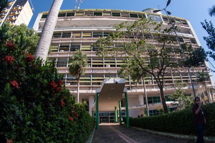 Fachada da prefeitura de Cuiab