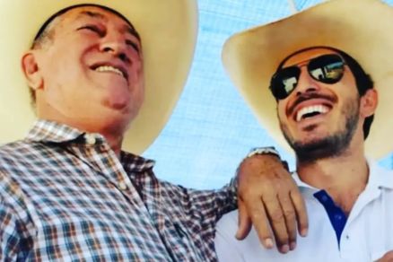 Edson Miguel Piovesan e o filho Getlio Diou Piovesan; ambos morreram em acidentes 