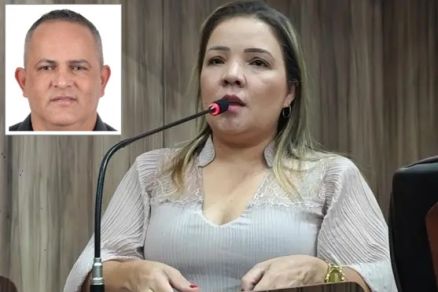 A vereadora Gisa Barros, que criticou fala de Sardinha (no detalhe) sobre 