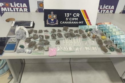 Foram apreendidos maconha, cocana, ecstasy, lol e materiais de embalagem das drogas