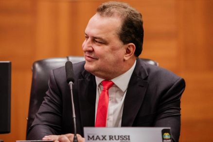 O deputado estadual Max Russi, que lidera nmeros do ndice Pesquisas para eleio de 2026