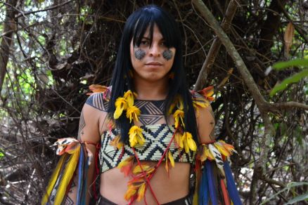 Atriz Andrya Kiga, que interpreta Tybyra  em curta