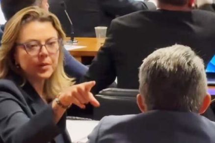 A senadora Leila do Voli que apontou dedo para deputado Jos Medeiros, em CPMI