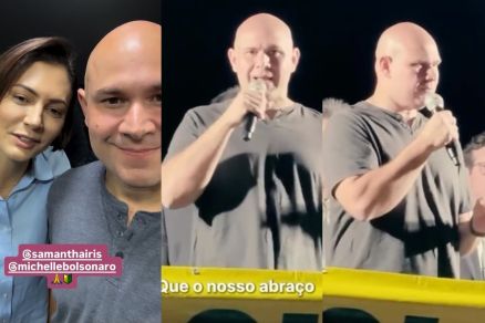 O prefeito de Cuiab Abilio Brunini, que est em Braslia e orou por Jair Bolsonaro