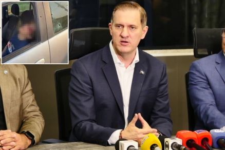 O secretrio de Estado de Segurana Pblica, Csar Roveri, em coletiva nesta quinta-feira (11)