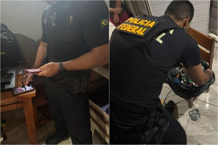 Polcia federal realizou busca em caso de alvo de operao 