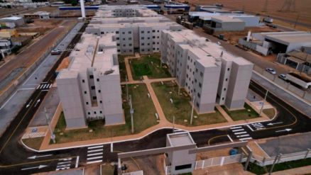 Residencial Cidade Bela tem 256 apartamentos e pertence ao Programa SER Famlia Habitao, modalidade Entrada Facilitada