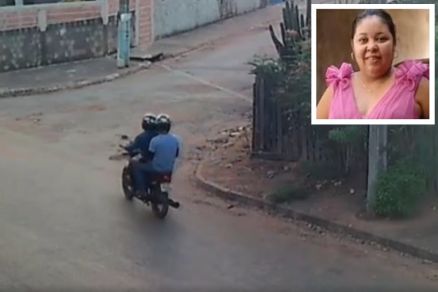 Vdeo mostra drupla que teria sequestrado Rosineide da Silva Pereira (detalhe) 