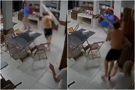 Imagem de cmera leva  priso de suspeito por tentativa de roubo no Bosque da Sade