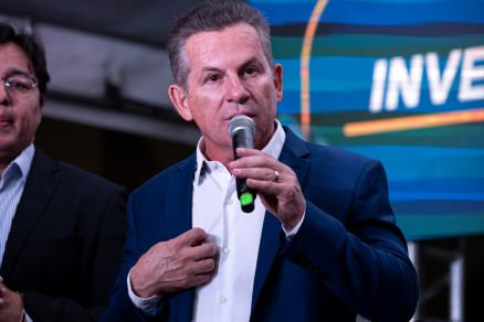 O governador Mauro Mendes, crtico ao aumento de deputados 