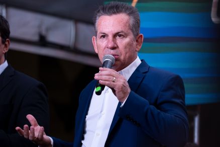 O governador Mauro Mendes, que disse que falta de polticas pblicas oferecem riscos  segurana alimentar