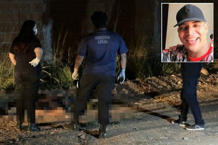 Jonathan (no detalhe) foi morto em rua do bairro Doutor Fbio II
