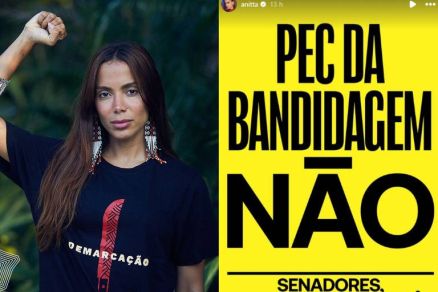Anitta voltou a usar suas redes sociais para se posicionar sobre poltica 