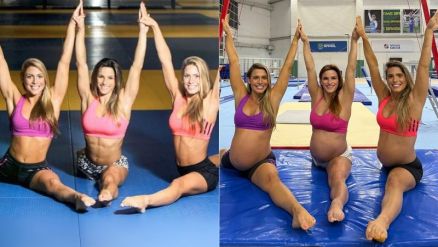 Bia e Branca Feres e Jade Barbosa mostraram antes e depois de engravidar 