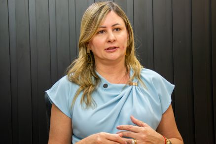 A secretria de Sade de Cuiab, Danielle Carmona 