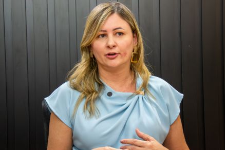 A secretria de Sade Daniela Carmona