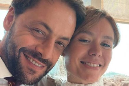 Maria Luiza Jobim e seu marido, o cantor portugus Antnio Zambujo 