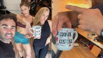 Grazi Massafera treina com Anglica e exibe barriga sarada