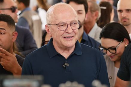 O vice-governador Otaviano Pivetta durante evento da Prefeitura de Cuiab