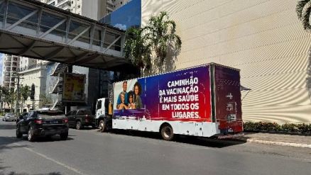 A unidade mvel estar disponvel em campanha de imunizao no Shopping Estao, no sbado e domingo (27 e 28.9), das 11h s 19h