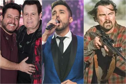 A dupla sertaneja Bruno & Marrone, o trio Amazing Tenors e filme novo com o Leonardo DiCaprio