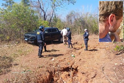  A caminhonete Fiat Rampage recuperada pela Guarda Municipal no bairro Santa Isabel.