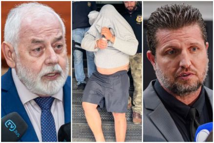 O presidente do TJMT, desembargador Jos Zuquim; o ex-PM Almir dos Reis, assassino da advogada Cristiane Tirloni; o vereador de Cuiab, Rafael Ranalli