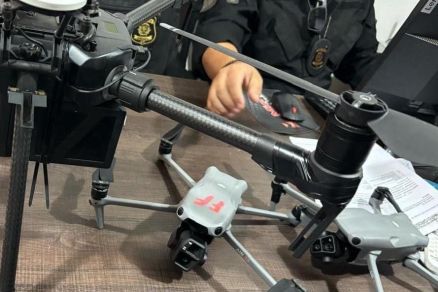 Drone apreendido