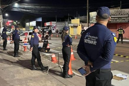 Blitz acontece na noite de sexta-feira em VG