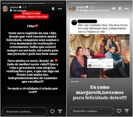 Poliana Rocha. Z Felipe e Ana Castela