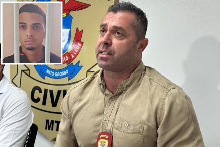 O delegado Bruno Abreu, da DHPP, falou sobre depoimento de Vitor Hugo (detalhe)