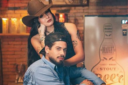 A cantora Ana Castela e o cantor Z Felipe