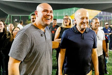O prefeito de Cuiab, Abilio Brunini, e o vice-governador Otaviano Pivetta