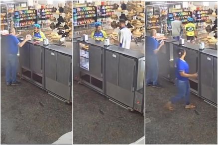 Ciclista Manoel Ramos em imagens divulgadas pelo Posto 