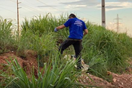Local na Rodovia dos Imigrantes onde o corpo de Joo Pedro Nunes Pereira,19, foi encontrado
