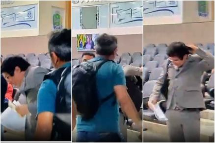 Imagens mostram o vereador e advogado Marcos Vinicus sendo agredido