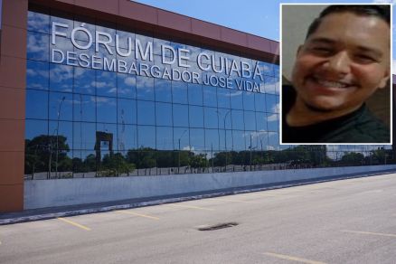 O ex-servidor Andr Vitor Abreu Miranda Souza Gomes (detalhe), que foi condenado