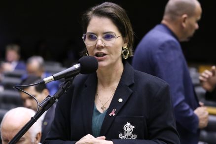 A deputada federal Coronel Fernanda, que disse que apoiar Wellington Fagundes ao Governo