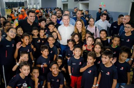 O evento, que uniu lazer, alegria e incluso, proporcionou momentos de diverso para os estudantes 