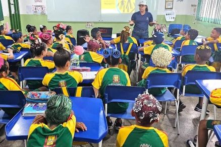 Detran durante atuo com crianas 
