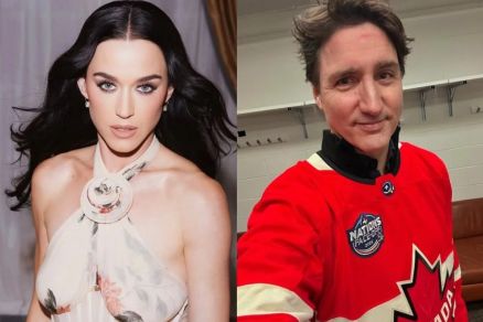 Katy Perry e ex-primeiro-ministro do Canad
