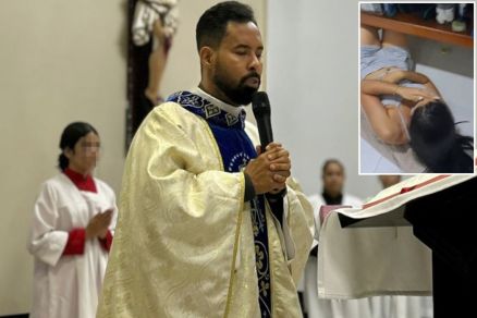 Padre Luciano Simplcio foi flagrado em quarto com mulher