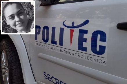 Gabriella Moura (no detalhe) foi encontrada morta na residncia 