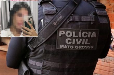 A famlia da jovem de 21 anos (detalhe) procurou a Polcia Civil para denunciar o caso
