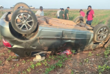 Motorista perde o controle do carro, capota e morre em MT 
